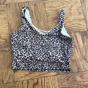 Albion leopard bikini top size M